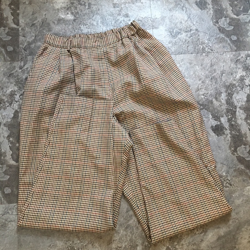 Plaid dress pants